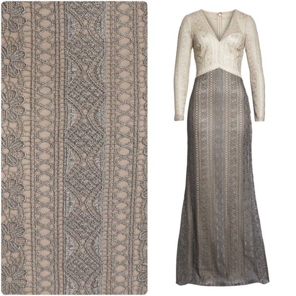 Tadashi Shoji Lace Gown - Picture 3 of 8